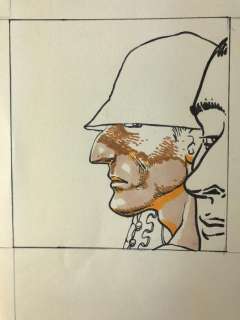 Andrea Pazienza - Illustrazione Originale "Tipi" - Loose page | Catawiki