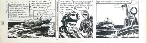 Frank Robbins - Johnny Hazard original strip - First edition - (1971) | Catawiki