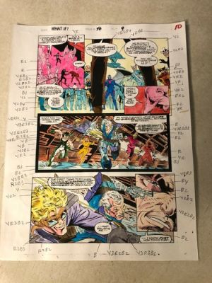 WHAT IF #46 ART original comic COLOR GUIDE 1993 CABLE WOLVERINE HAVOK X-MEN | eBay US (Buy It Now)