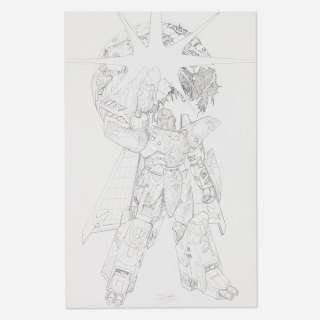 Dan Khanna, Transformers Vector Prime Original Art (IDW) | Landry Pop Auctions
