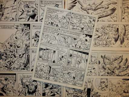 Studio Vandersteen - 3 originele pagina’s - Jerom + Bessy + Karl May - Loose page | Catawiki