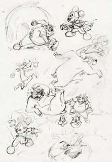 Mickey Magazine - Dessin original de Claude Marin - Essais graphiques - Loose page - First edition - (1980) | Catawiki