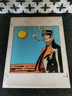 Corto Maltese - Planche imprimerie avec bleu de coloriage - Different editions | Catawiki