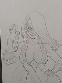 Paolo Pantalena - original artwork "Black Cat" - Loose page | Catawiki