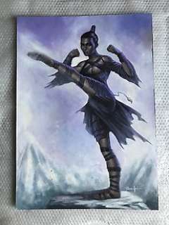 Lucio Parrillo - original artwork "Female Human Monk" - cm 50x70 - Loose page | Catawiki