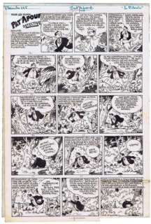 Gervy | Pat’Apouf. Encre de Chine pour la planche 21 de l’album PAT APOUF | Tessier Sarrou