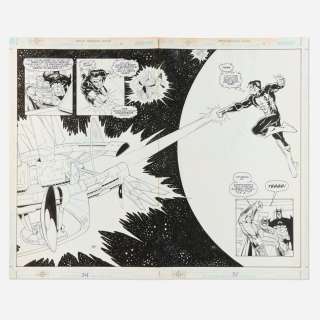 Gustavo Vazquez, Martian Manhunter Annual Vol 2 #2 Story Pages 34-35 Original Art (D.C. Comics, 1999) | Landry Pop Auctions