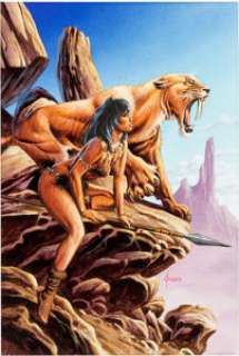 Joe Jusko - Tiger Girl Painting Original Art (undated). ... | Heritage