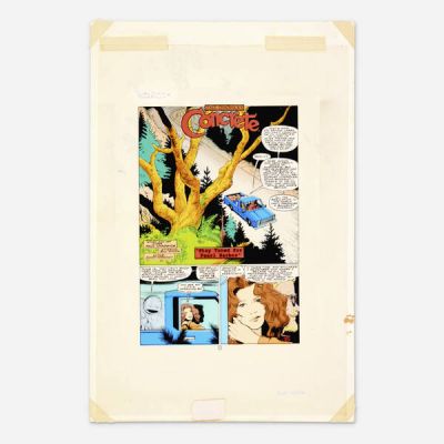 Paul Chadwick | Dark Horse Presents #28 Story Page 2 Color Guide Original Art (Dark Horse Comics, 1989) | Landry Pop Auctions