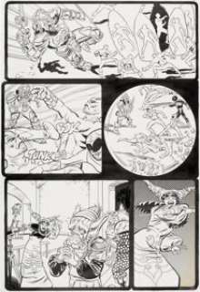 John Heebink and McClellan Saban‘s Mighty Morphin Power Rangers Saga #1 Story Page 12 Original Art (Hamilton, 1995...