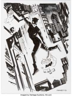 Samnee, Chris | Chris Samnee - Catwoman Illustration Original Art (2015).... | Heritage