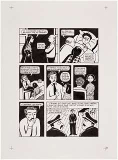 Marjane Satrapi | Persepolis (Original Book Art, page 55) | Sotheby’s
