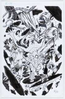 Unidentified Alternative Art Comic Artist | Shawn McGuan - Spider-Man Illustration Original Art (2023).... | Heritage