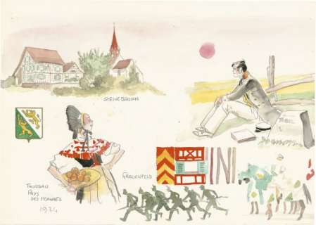 Hugo Pratt | ....Et in Helvetia Corto | Artcurial