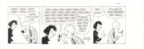 Jerry Scott and Jim Borgman Zits Daily Comic Strip Original Art dated 3-11-17 (King Features Syndicate, 2017). | Heritage