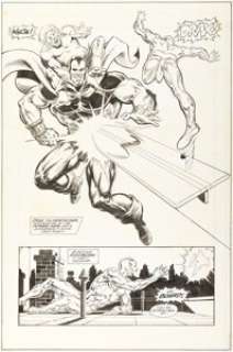 Jim Starlin Silver Surfer / Warlock: Resurrection #1 Story Page 10 Original Art (Marvel, 1993). | Heritage