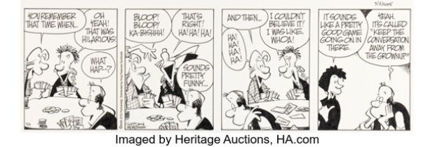 Jerry Scott and Jim Borgman Zits [Inside Jokes] Daily Comic Strip Original Art dated 3-3-05 (King Features Syndicate, 2005). | Heritage