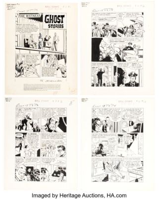 Frank Springer Ghost Stories #17 Complete Issue Story Pages Original Art Group of 31 (Dell, 1967). (Total: 32 Items) | Heritage