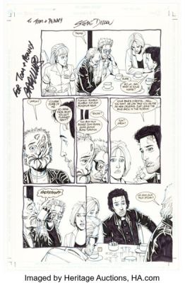 Steve Dillon Preacher #30 Story Page 7 Original Art (DC/Vertigo, 1997). | Heritage