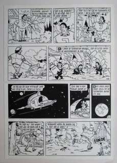 Jerom 7 - 3e reeks - originele Slotpagina (p.28) - Einde - De elfenplaneet - (1983) | Catawiki