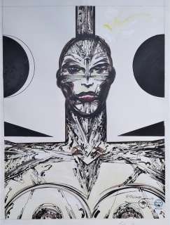 Druillet - Grande illustration originale - Repliquante 4 - (2010) | Catawiki