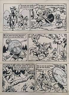 De Rode Ridder 5 - Originele pagina (p.19) - De vrijschutter - (1960)