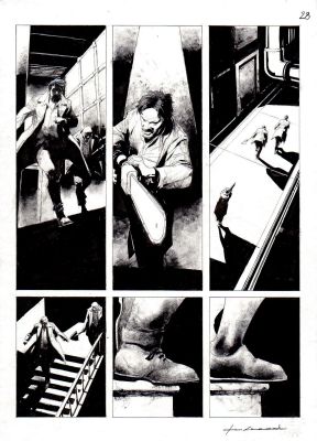 Corrado Roi | Dylan Dog n.406 L’ultima risata p.32 | Tavole Originali