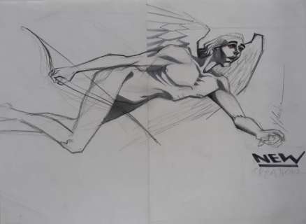 Yslaire - Dessin original - XXème Ciel - New Creation - (années 1990) | Catawiki