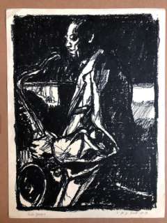 Pinelli, Joe - Dessin original - Lester Young - (1996) | Catawiki