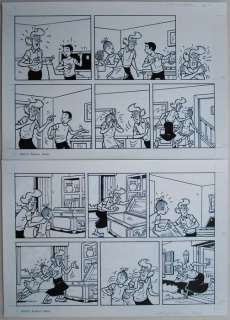 Suske en Wiske - Originele Pagina (p.6) - Juffertje Janboel - 35 x 49 cm. - (2009) | Catawiki