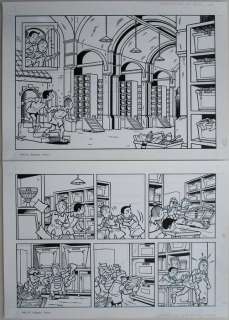 Suske en Wiske - Originele Pagina (p.10) - Juffertje Janboel - 35 x 49 cm. - (2009) | Catawiki