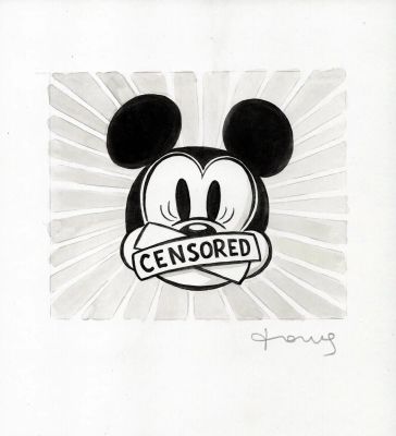 Mickey Mouse – “Censored” | Corner4art