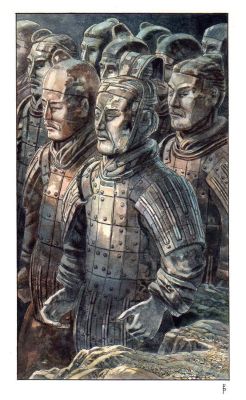 Federico Penco | Il Mausoleo dell’Imperatore Qin | Tavole Originali