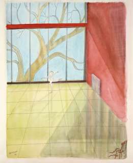 Jean-Jacques Sempé Né En 1932 La Petite Ballerine Encre de Chine Et Aquarelle Pour La Couverture de L‘ouvrage Luxe, Calme Et... - Lot 12 - La petite ballerine