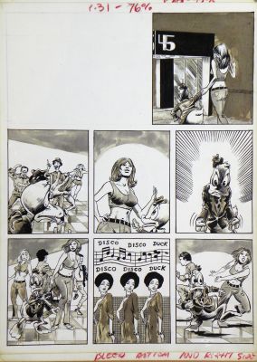 Brian Moore | Crazy Magazine –  » howard the duck  » – Planche Originale page 31 | Zic et Bul