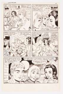 Patsy & Hedy 106 (1966) original artwork for pg 24 by Stan Goldberg.… | Comic Book Auctions ltd