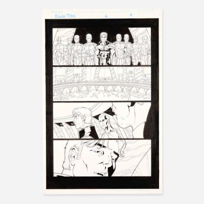 Mike S. Miller | Lot 339 - Black Tide #6 Story Page 9 Original Art (Avatar Press, 2002) | Landry Pop Auctions