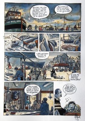 Gilles Cazaux | Le grand Large – TOME 2 – Planche originale – Page 10 | Zic et Bul