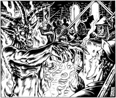 Raúlo Cáceres | REF AQUE03 Aquelarre rol. (24X20 cm). | Raúlo Cáceres