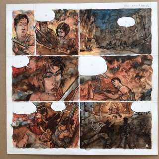 Dutreuil, Vincent - Planche originale couleur - Ada Enigma T3 - Une histoire infernale - (2002) | Catawiki