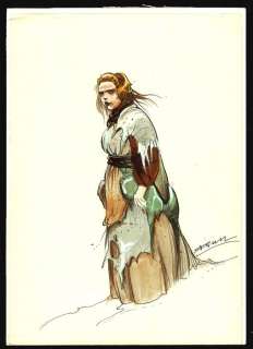 Enki Bilal - Originele illustratie in kleur - uit het boek ’Images pour un Film’ - Indian ink, watercolor, gouache - (1983) | Catawiki