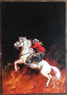 Sommer, Manfred - Original painting - Cow-boy - (1970) | Catawiki