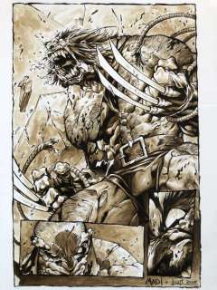 Original Coffee Painting - WOLVERINE (Joe Madureira pencils) - Original Art (2020) | Catawiki