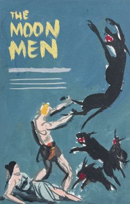 Ed Emshwiller | Alternate cover sketch for Edgar Rice Burroughs’s The Moon Men | Shasta/Phoenix
