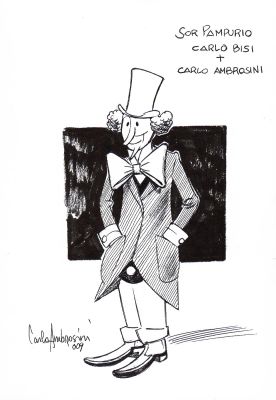 Carlo Ambrosini | Sor Pampurio | Tavole Originali