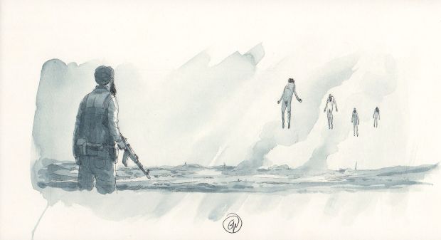 Gipi | Illustrazione per Internazionale n.63 | Tavole Originali