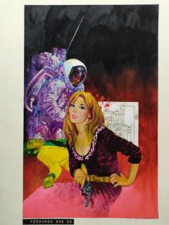 FernÃ¡ndez, Fernando - Original painting - Cover - Detectives | Catawiki