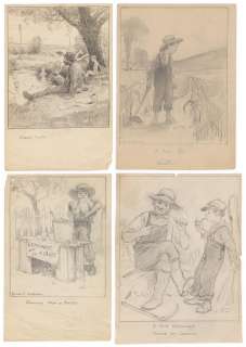 Victor C. Anderson | Anderson - 4 Preliminary Drawings | Russ Cochran