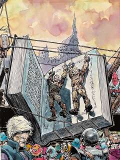 Kas - Dessin original couleur - Projet de couverture - Hans T9 - La Princesse d’Ultis - (1997) | Catawiki