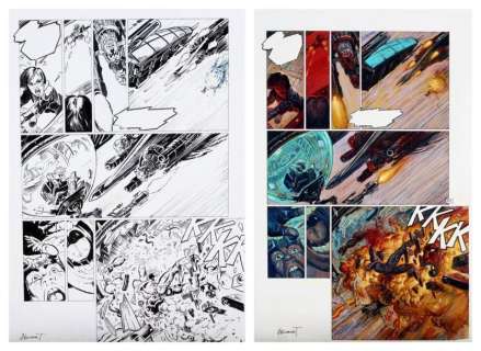 GUENET Nicolas - Lot 538 - Yiu Planche 171 à l‘encre de chine signée en bas à...